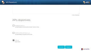 API Plataform!
 