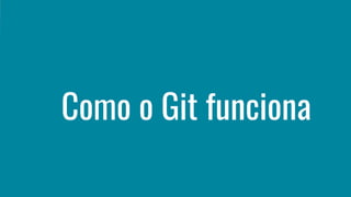 Como o Git funciona
 