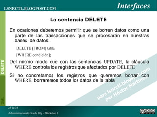 ¿Que es SQL? SQL es un lenguaje que utilizaremos para: Consultar los datos de la base de datos 