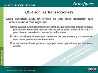 Crear, reemplazar, alterar y borrar objetos 