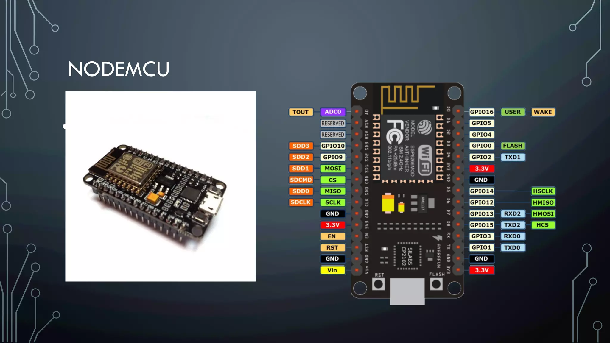NODEMCU
• a
 