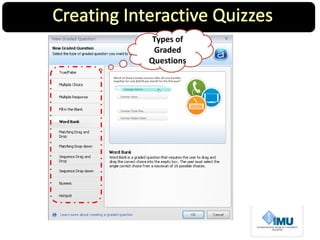 Types of
Graded
Questions
 