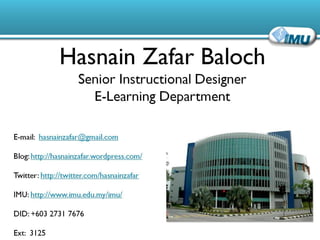 E-learning Workshop for 21 Century Academics 