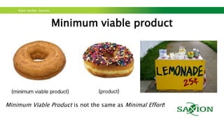 Kom verder. Saxion.
Venture Funding
Why is it often so difficult to get sufficient
funding?
What does a
Venture
Capitalist
see?
 