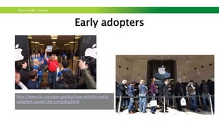 Kom verder. Saxion.
Talk to your customers
Tips:
• Remember that people often respond politely. You need to
make people feel safe and ensure it’s safe to help you. Try to
explain that you’re looking for honest answers to create a
product/service that is actually wanted.
 