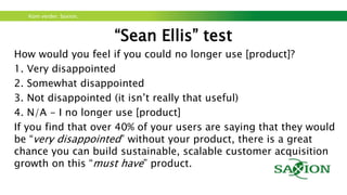 Kom verder. Saxion.
Growing the business
• Growth strategies:
New customers vs. Existing customers,
New products vs. Existing products?
http://www.youtube.com/watch?v=sGNDARIu11A
• Staff growth:
http://www.youtube.com/watch?v=j4oVe9YSfps
 