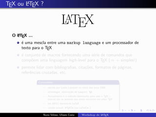Workshop LaTeX