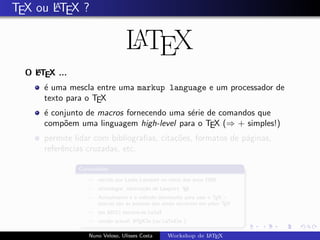 Workshop LaTeX