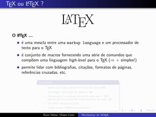 Workshop LaTeX