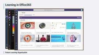 Future Learning Organisation
Learning in Office365
 