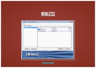 Workshop: Aumentando a produtividade com o LESS