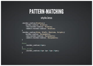 Workshop: Aumentando a produtividade com o LESS