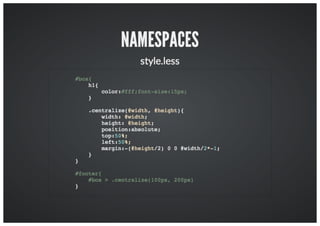 Workshop: Aumentando a produtividade com o LESS