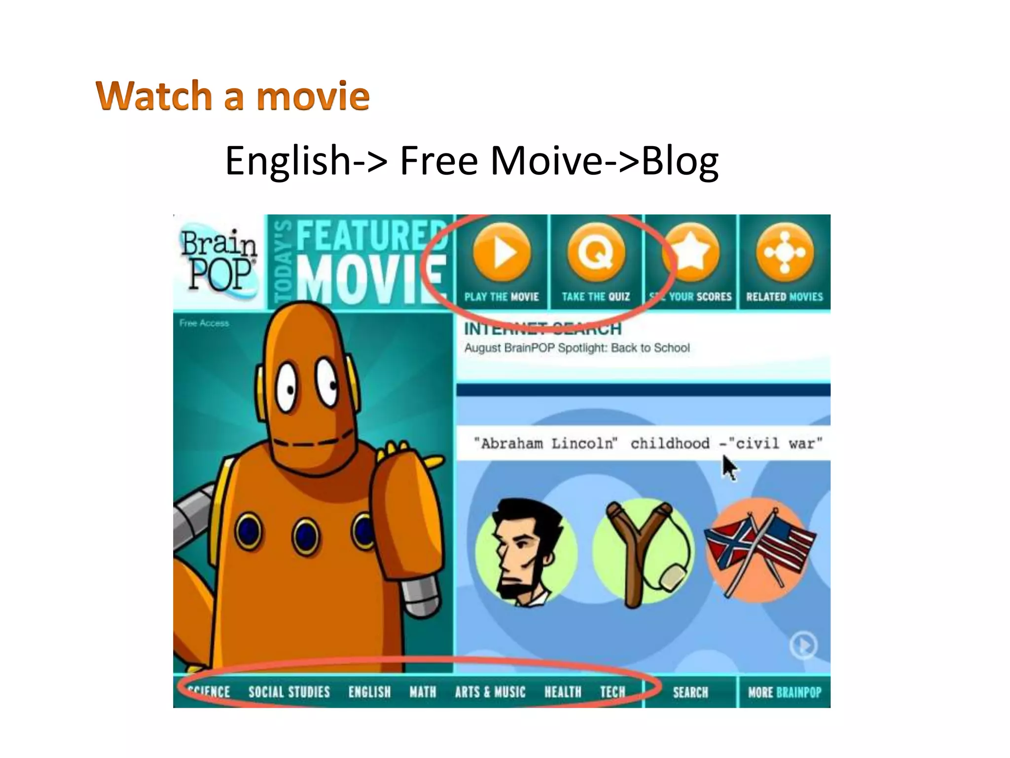 English-> Free Moive->Blog
 