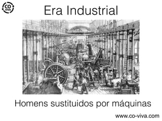 Era Industrial
Homens sustituidos por máquinas
www.co-viva.com
 