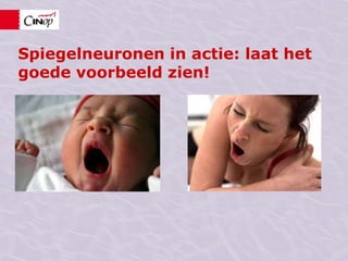 Spiegelneuronen in actie: laat het goede voorbeeld zien!