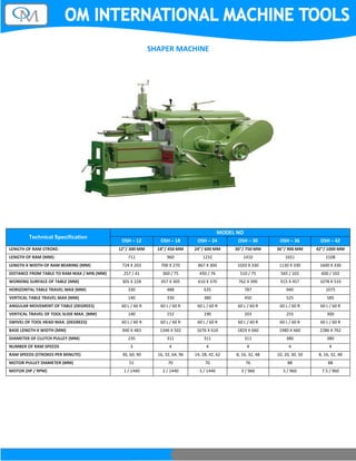 WORKSHOP MACHINERY CATALOUGE | PDF