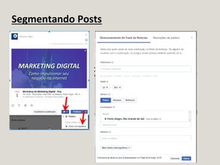 Segmentando Posts
 