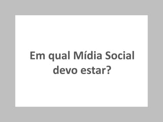 Aproveitamento Mídias SociaisRelacionamento com clientes e parceirosVisibilidade de marcaFortalecimento da marca na memória do consumidorDivulgação produtos e promoçõesModernização e tecnologiaTransparência empresarialPesquisa de mercado e consumidorResultado intangível