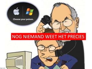 NOG NIEMAND WEET HET PRECIES
 
