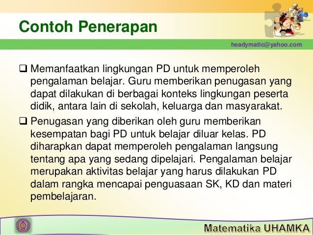 Desain Pembelajaran Matematika dalam Kerangka Pendekatan 