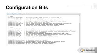 Configuration Bits
 