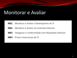 Monitorar e Avaliar




                      14
 