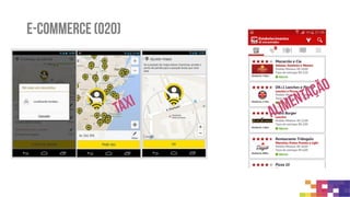 Mídia programática
O que é
• É uma maneira programada de
comprar e vender mídia através de
uma ferramenta. É possível
identificar um determinado público
dentro de um contexto específico e
entregar uma publicidade mais
eficiente
Para que é utilizado
• Com a mídia programa, todo o
orçamento de mídia (por menor
que seja) é usado de maneira
realmente eficiente, potencializado
o aumento do seu ROI
Quem utiliza
• Para qualquer anunciante, não
importa se a campanha vai custar
R$ 100,00 ou R$ 10 milhões, o
objetivo é o mesmo: localizar,
atingir, cativar e converter
Como funciona
• É a automação inteligente do
processo de compra e
gerenciamento de espaço
publicitário on-line. E quando
falamos em “inteligente”, queremos
dizer que todas as decisões são
tomadas com base em análise de
dados dos usuários. É possível
identificar um determinado público
dentro de um contexto específico e
entregar uma publicidade mais
eficiente
 
