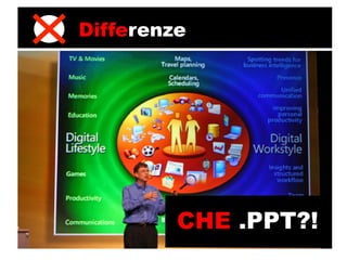 Differenze




         CHE .PPT?!
 