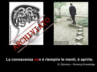 www.francescogavello.it




La conoscenza non è riempire le menti, è aprirle.
                            G. Siemens – Knowing Knowledge
 