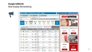 Google AdWords
Rete Display Remarketing
47
 