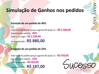 Administração do NegócioTemasEm Sintonia	- Como realizar o Cadastro de uma Nova Consultora?	- Como fazer meu primeiro Pedido?Atividade dos pedidosBônus 1 e 2 para Novas ConsultorasPronta Entrega de produtosSimulação de Ganhos nos pedidosKits de Beleza