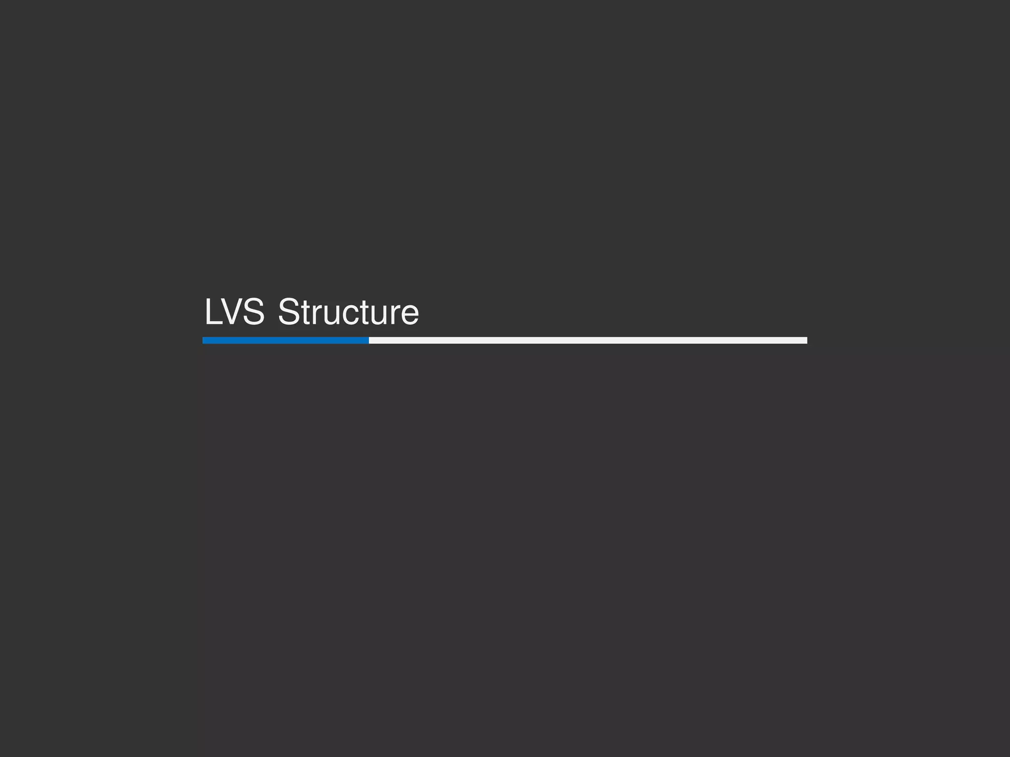 LVS Structure
 