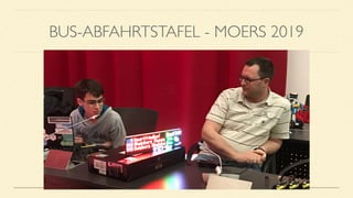 BUS-ABFAHRTSTAFEL - MOERS 2019
 