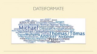DATEIFORMATE
 