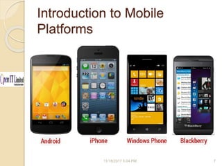 Workshop on android apps development | PPTX