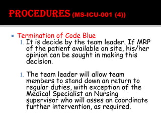 Code Blue | PPTX