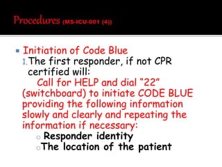 Code Blue | PPT