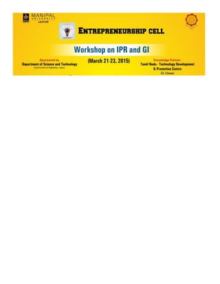 Workshop on ipr ang gi selected photographs