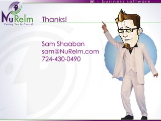 Sam Shaaban [email_address] 724-430-0490 Thanks! 