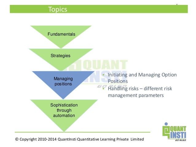 Quantitative options strategies