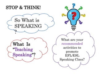 Think Speaking Workshop on Teaching Speaking Skills.pptx