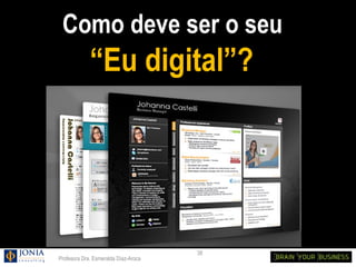 Como deve ser o seu
             “Eu digital”?




                                      38
Profesora Dra. Esmeralda Díaz-Aroca
 