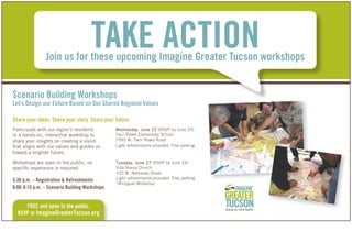 Imagine Greater Tucson/ IGTucson June Workshop Postcard
