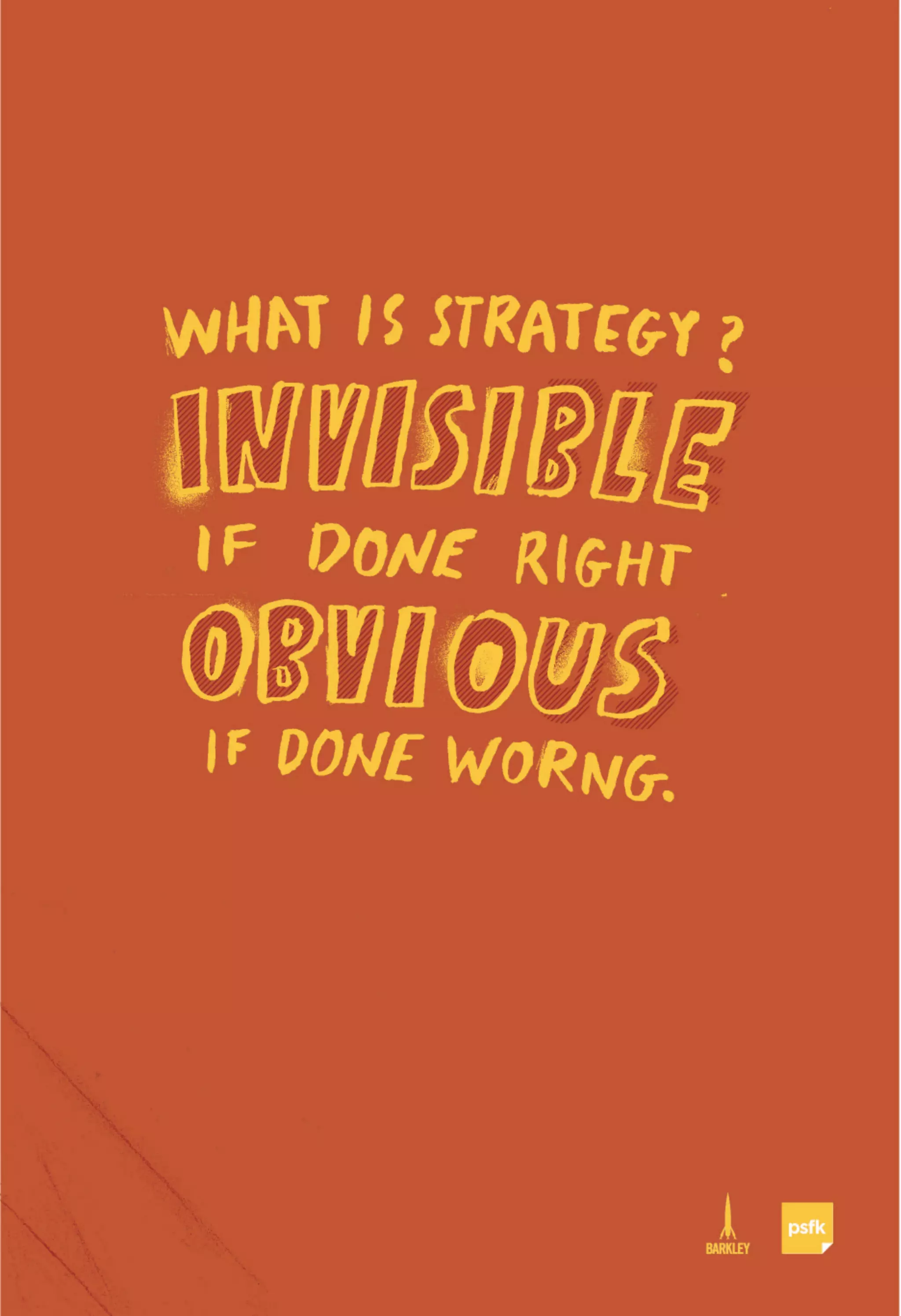 Posters For Planners from Barkley & PSFK