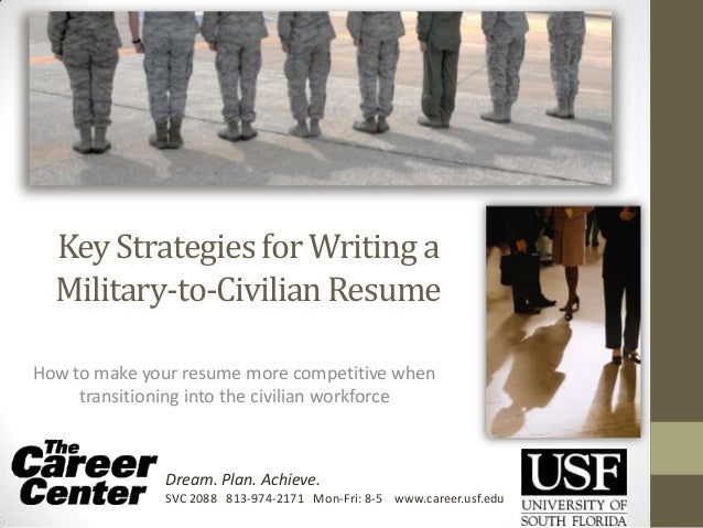 Military to civilian resume writing services