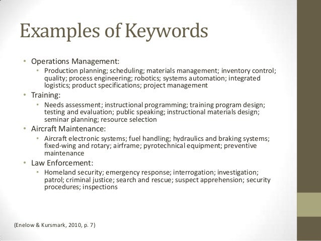 key strategies for writing a military to civilian resume keywords for resume skills
