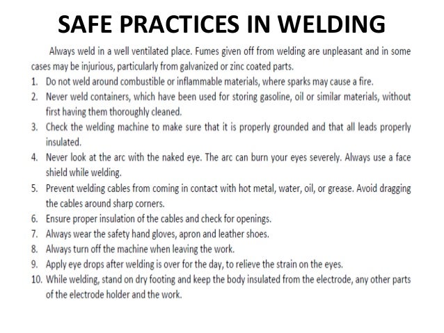 Tips for welding preparation