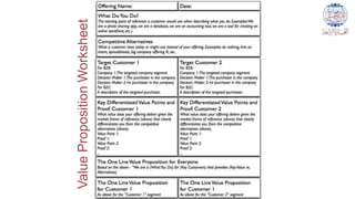ValuePropositionWorksheet
 