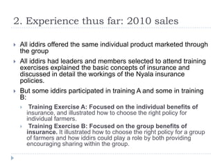 The potential for generic weather products and group contracts